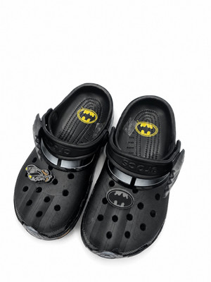 Batman Crocs Black Classic Clog DC Comics Superhero   Liquidation Minor Defects
