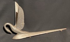 Vintage 1948 - 1950 Packard Flying Cormorant Swan Hood Ornament Long Spear