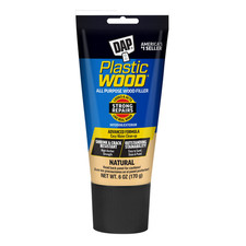 DAP Plastic Wood Latex All Purpose Wood Filler: 6.0 oz. Natural 7079800581