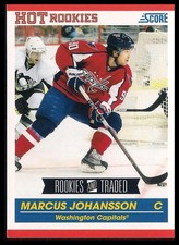 Marcus Johansson 2010-11 Score Rookies & Traded Rookie Card!!. rookie card picture