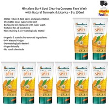 Himalaya Dark Spot Clearing Turmeric Face Wash 96 Natural Origin Pack of 8