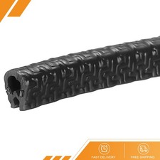 Edge Trim U Shape Rubber Fits 0.5-1.5mm Edge 14.76Feet Edge Guards Black