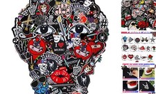 Embroidered Patches Iron-on Appliques: 30pcs Assorted Cool 30Pcs Cool Punk
