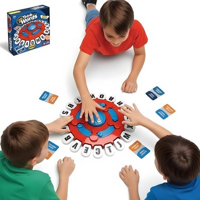 Interactive Word Game for Family, Board Games with 24-Letter Board & Timer 20...