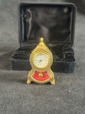 Replica Miniatur Uhr Quartz Tischuhr mit Glasabdeckung .Orignal Box