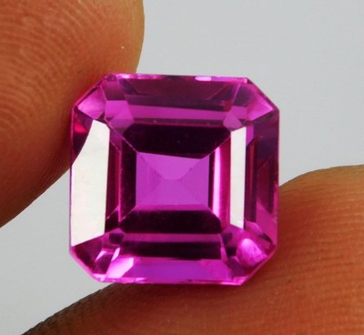 Genuine 9.20 Ct Burmese Pink Ruby Radiant Cut Certified Natural Loose Gemstone