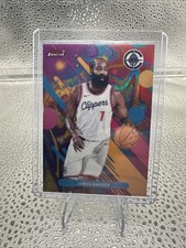 2025-26 Topps Finest Oil Spill Refractor SP James Harden Ships Fast