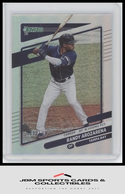 2021 Donruss #125 Randy Arozarena Career Stat Line #/500