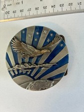1994 Bergamot Brass Works Vintage American Eagle Belt Buckle Item L-66 940978