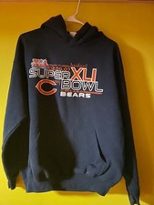 Chicago Bears Super Bowl XLI 02.04.07 Pullover Hoodie Sweatshirt MEN'S Large