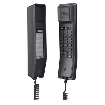 Grandstream GHP611 Hotel VoIP-Telefon schwarz SIP Telefon zur Wandmontage