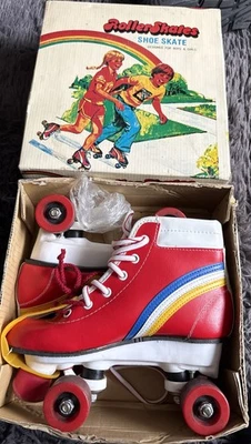 Vintage Roller Skates Boxed For Boys & Girls 1970s /80s VGC Rare - Image 1 of 4