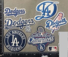 Lote Juego De 7 LOS ANGELES DODGERS MLB BÉISBOL PLANCHA EN PARCHES