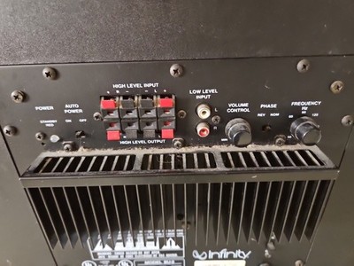 infinity BU-2 ウーファー Infinity BU-2 Home Theater Powered Active Subwoofer - YouTube