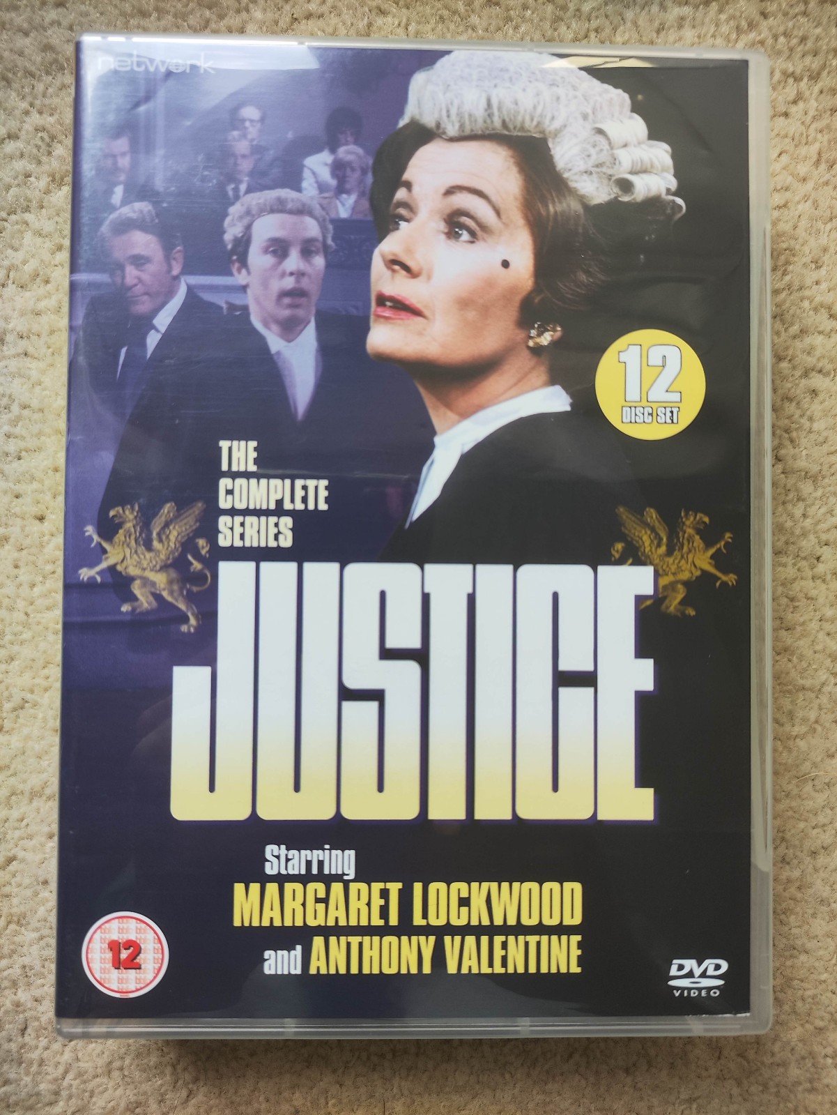 JUSTICE- Complete Series 1, 2 & 3 - 12 x DVD Set Network Margaret Lockwood RARE