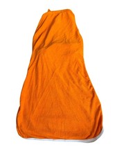 Urban Outfitters Orange Terrycloth Mini Dress Tie Back Stretchy Bright Size XS