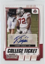 2021 Contenders Draft Picks College Ticket Stub 10/72 Tommy Togiai Auto 0zd3