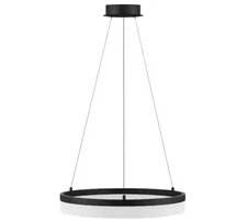 HDC Kipling 35W Black Modern LED Pendant Light with Frosted Acrylic Shade