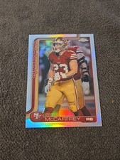 2025 Topps Chrome Football Christian McCaffrey #263 Image Variation Refractor