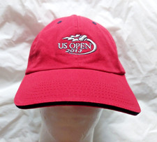 Red 2013 US Open Tennis Championships NYC Strapback Dad Hat / Cap