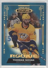 2021-22 Upper Deck Stature Rookies Blue 4/35 Thomas Novak #159 1e15