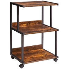 IBUYKE 3-Tier Printer Stand With 16.14 x 19.69 x 29.53 inches, Rustic Brown 
