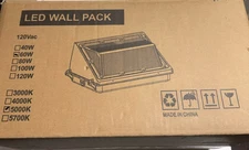 Kadision LED Wall Pack Light  60 Watt 5000K Waterproof Dusk To Dawn   Brand New