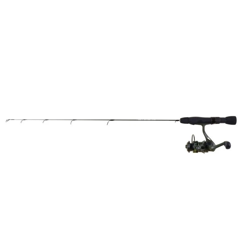 Ice Fishing Rod & Reel Combo Solid Graphite Sensitive Bite 5.2:1 Gear Ratio New - Image 2 of 2