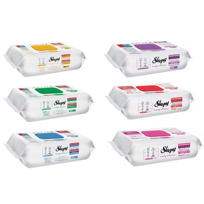 Sleepy Easy Clean 6x100 Mix Set Reinigungstücher Feuchttücher für Oberflächen
