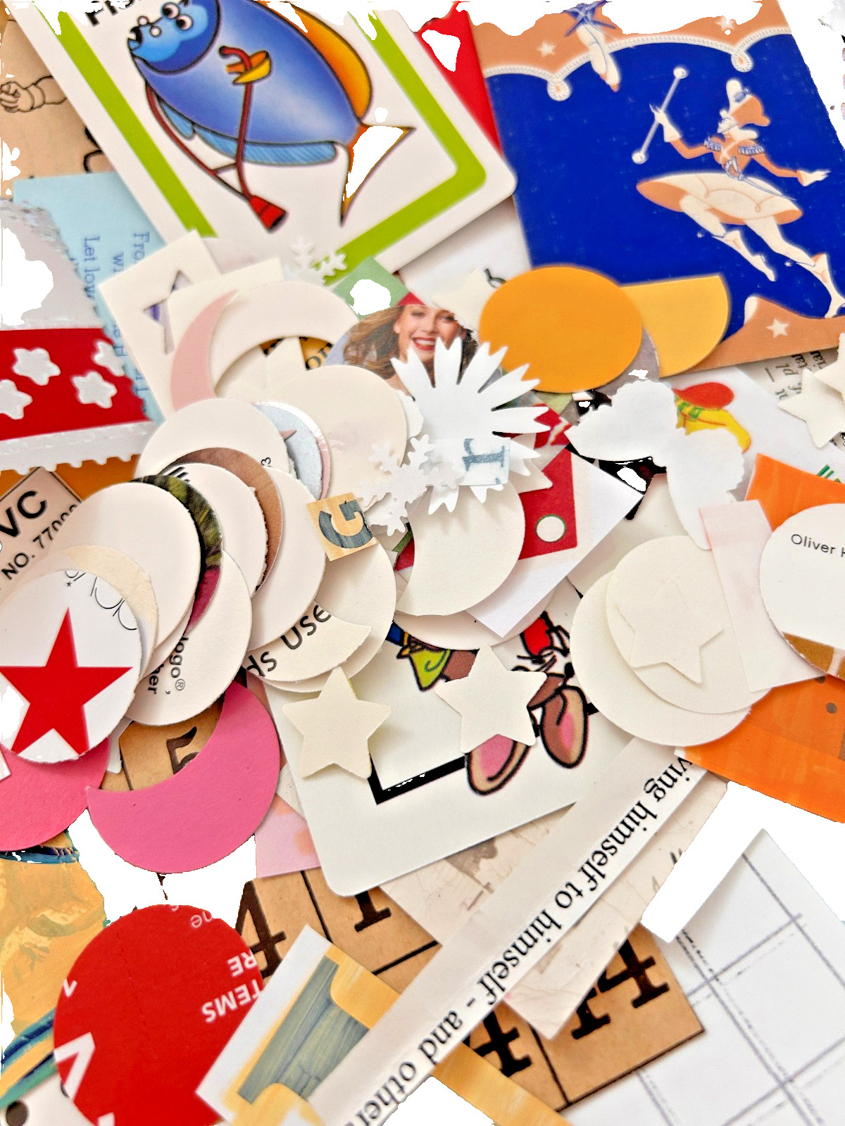 Junk Journal Papel Ephemera Kit: Vintage Paper Scraps for Collage & Painting