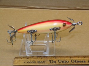 Vieux Leurre De Pêche Heddon Dowagiac 150 RET – Lot #18368 – Très Belle Pièce
