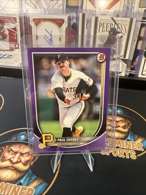 2025 Bowman Paul Skenes #30 Purple /250 Pirates