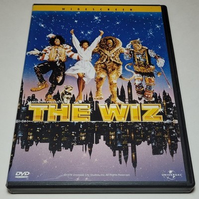 The Wiz (DVD 1978) Michael Jackson Nipsey Russell Ted Ross Free 1-Day Shipping
