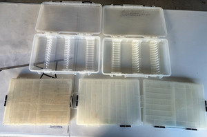 (5) FALCON FTO700 TACKLE ORGANIZER Jerkbait /crankbait + 2 Plano FTO Spinnerbait