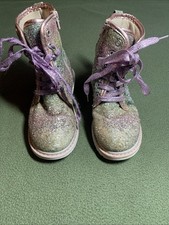 Girls Elizabeth Rainbow Glitter Boots. Size 2. PO 243957
