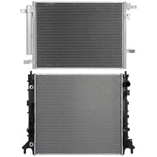 Aluminum Radiator Ac Condenser Cooling Kit For Chevrolet Camaro 2016-2020
