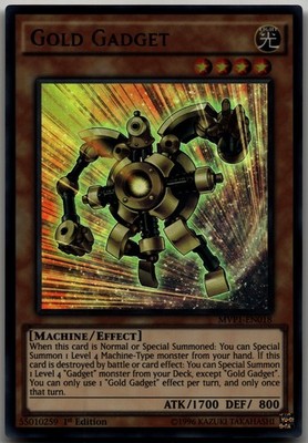 Gold Gadget Ultra Rare The Dark Side of Dimensions Movie Pack MVP1-EN018 LP