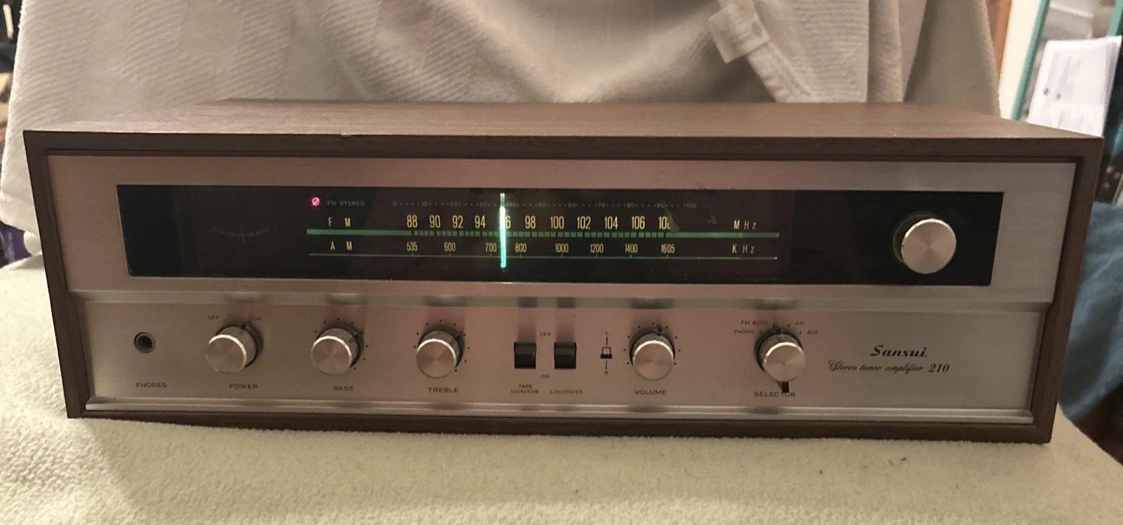 Sansui 210 vintage audio equipment - eBay listing photo 1