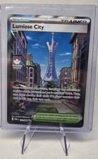 Pokémon Lumiose City Trainer-Stadium Full Art Holo Rare POR Card 111/088