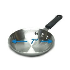 New 7 Winco AFP-7A-H Gladiator Aluminum Fry Pan Blue Silicone Sleeve 3.5mm NSF