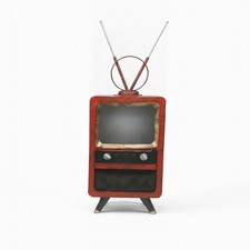Deko-Fernseher Retro Mini-TV Vintage f&uuml;r Schreibtisch, B&uuml;cherregal, Fotografen