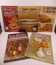 WALTER T FOSTER Lot Of 5 Vintage How To Draw And Paint Instructional Art Books