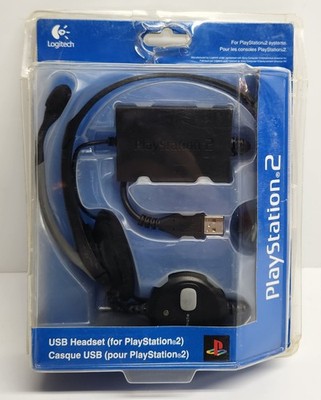 Logitech USB Headset PlayStation 2 PS2 Brand New | Factory Sealed Package Damage