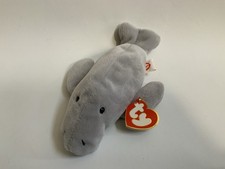 TY 3rd GEN MANNY the MANATEE BEANIE BABY - MINT with TAG - SEE PICS