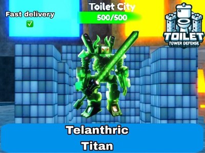 TELANTHRIC TITAN - TOILET TOWER DEFENSE - TTD UNIT | CHEAPEST!
