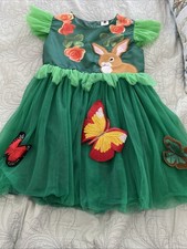 Girls Dress 8-9 Years, Bunnies  Butterflies. Beautiful Dress    .