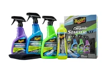 Meguiar’s Hybrid Ceramic Starter Kit - Car Detailing Kit | Wash, Wax, Tires