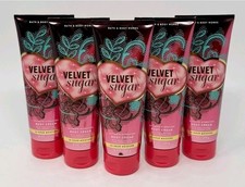 5 NEW BATH  BODY WORKS VELVET SUGAR ULTIMATE HYDRATION CREAM LOTION 8 OZ SHEA