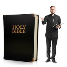 5.3 ft The Cardboard Stand-up Life Size Christian Party Decoration Holy Bible