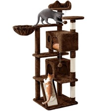 Torre Para Gatos Với Tres Perchas Dos Condominios Y Pelotas De Lujo Pro
